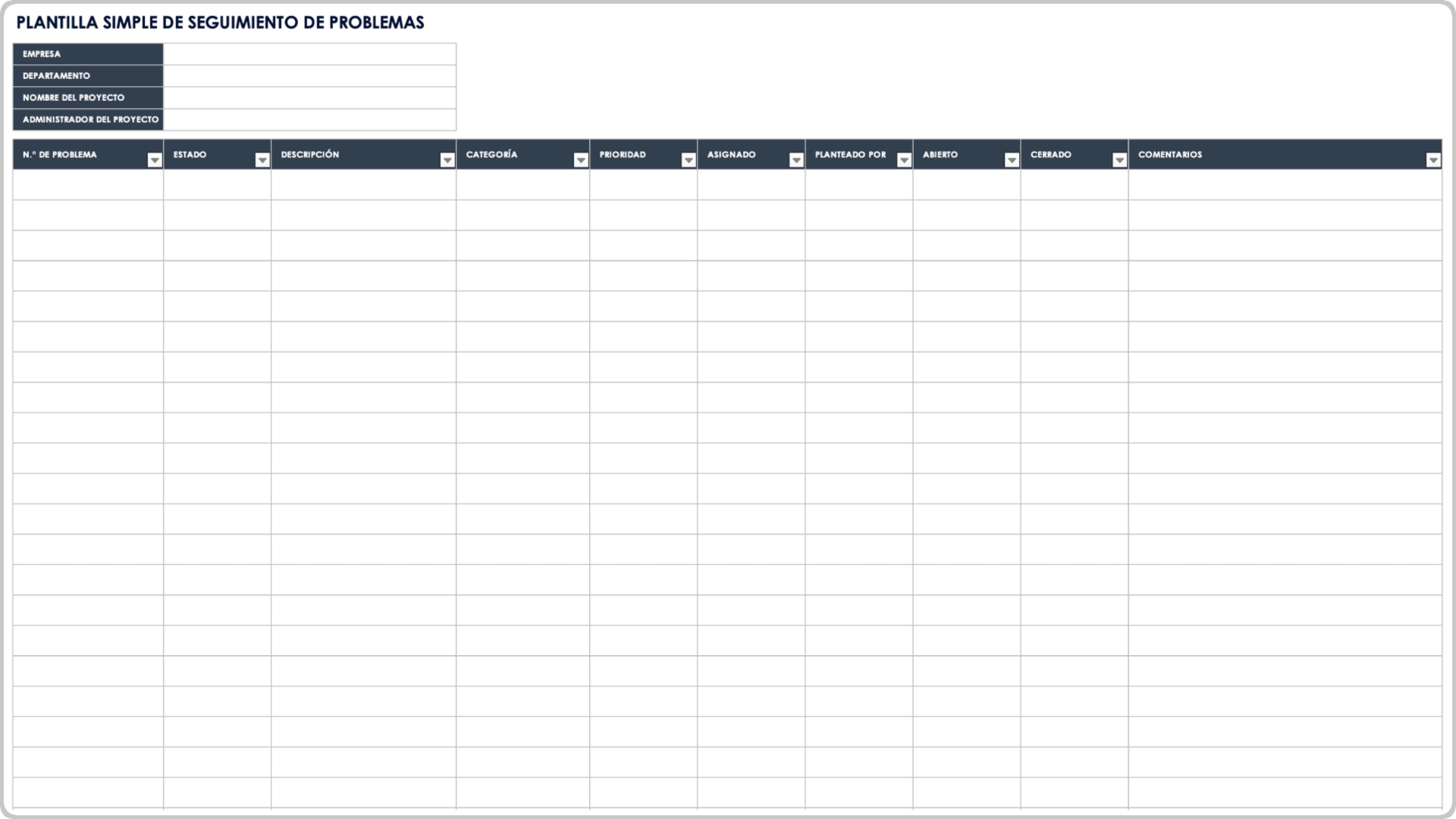 Gestión de Proyectos-Issue-Tracker