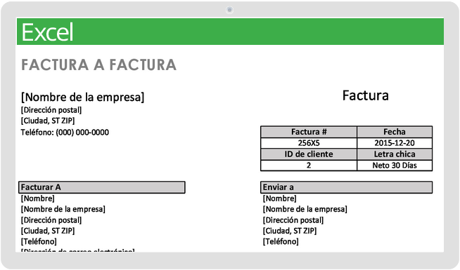 Factura a factura