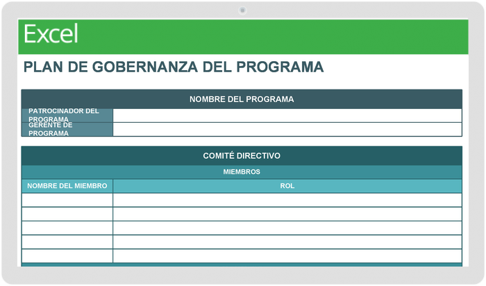 PLAN DE GOBERNANZA DEL PROGRAMA