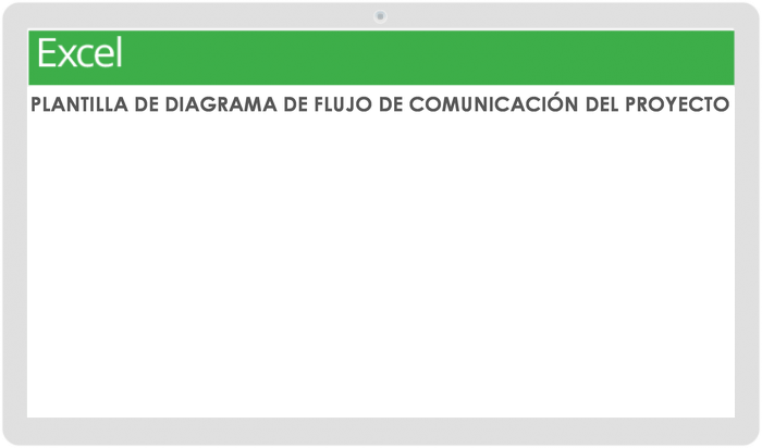  Plantilla de diagrama de flujo de comunicación del proyecto