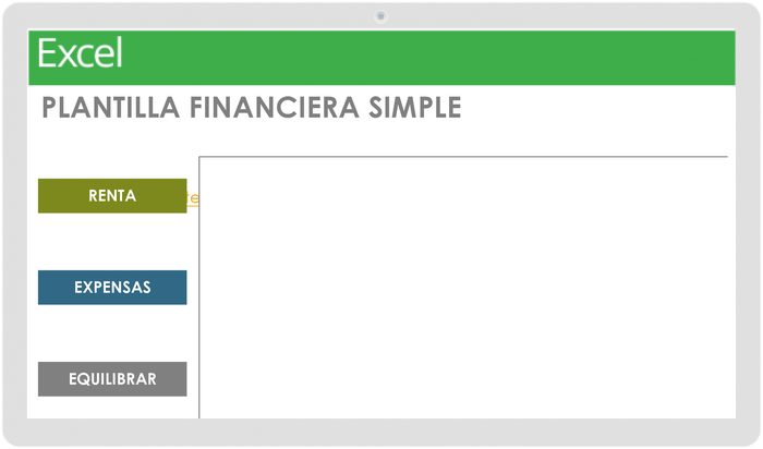 Plantilla Financiera Sencilla